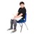 Wiggle Seat Big Sensory Chair Blue Cushion Elementary School - 13"